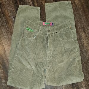 The Empyre Tori corduroy skate pants come in a "mermaid wash"